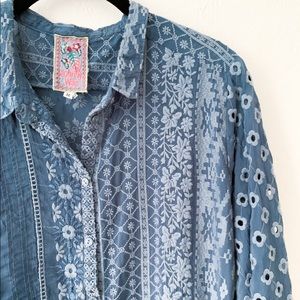 Johnny Was Button Down Blouse